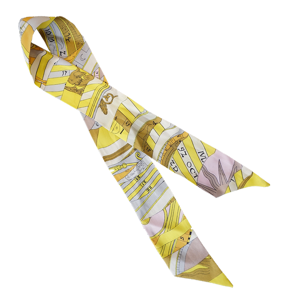 POMS - Yellow silk scarf